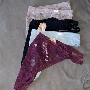 4 PINK & Victoria's Secret Panties